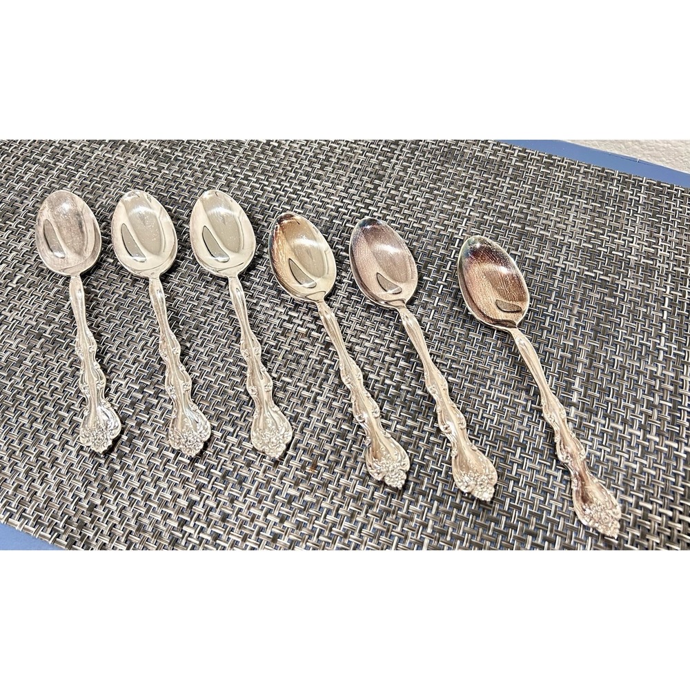 Vtg‎ International Silverplate Interlude Pattern 1971 Place Spoons Lot of 6